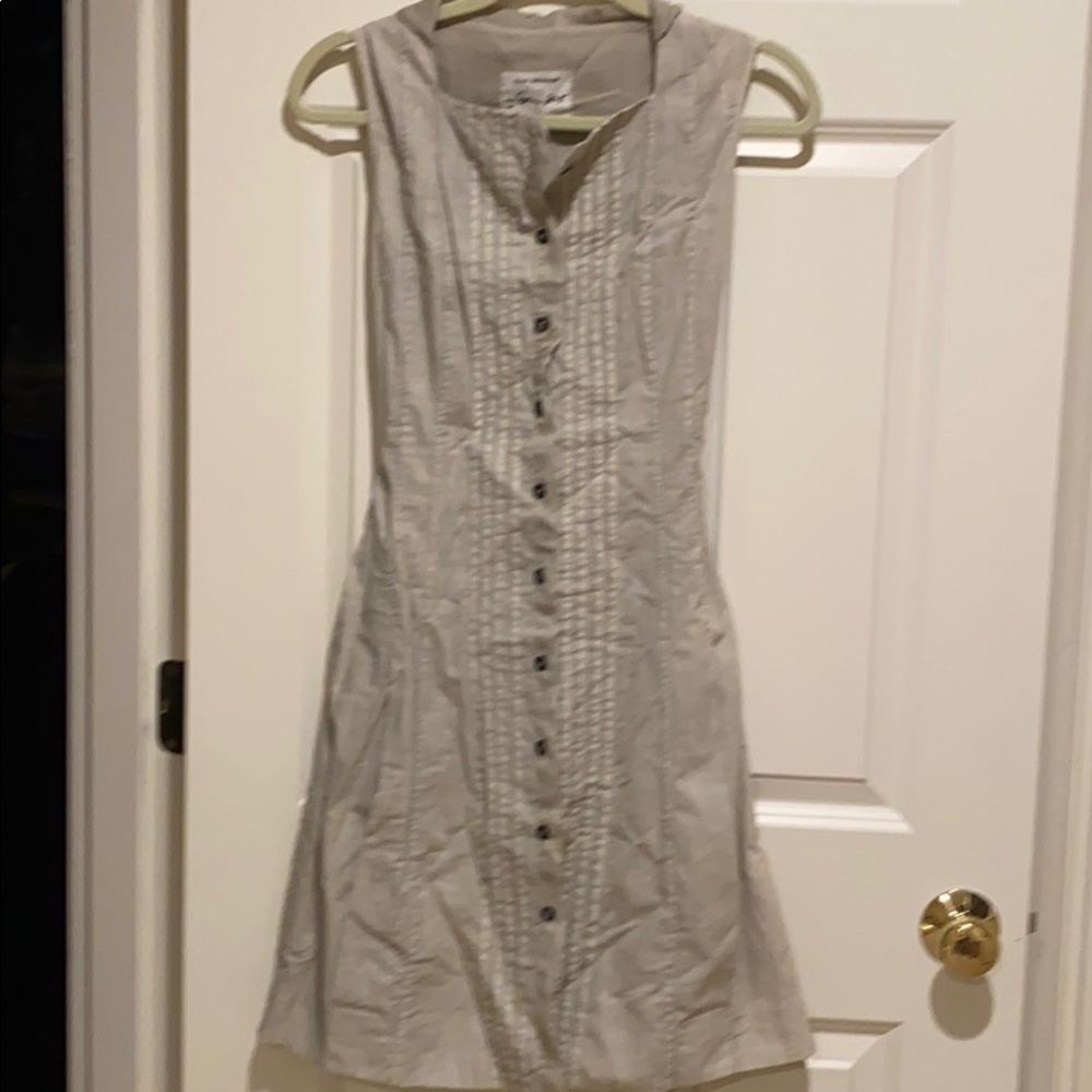 Gary Graham silk and linen spring dress